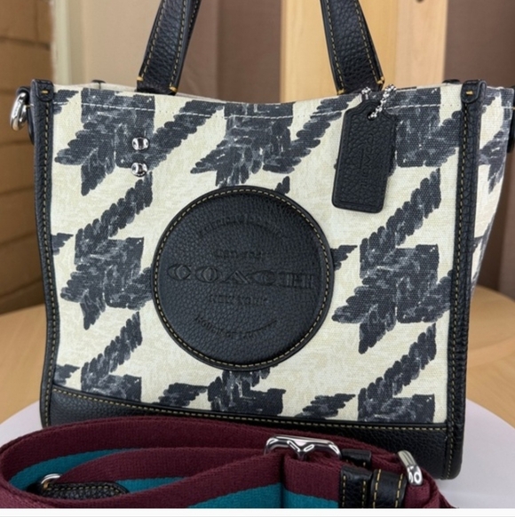Coach Handbags - COACH - Dempsey Tote 22 WithHoundstooth Print And Patch